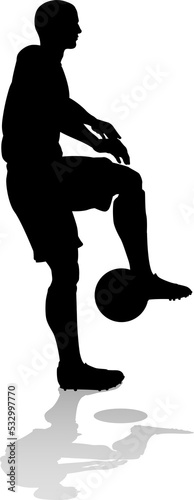 Soccer Football Player Silhouette photo