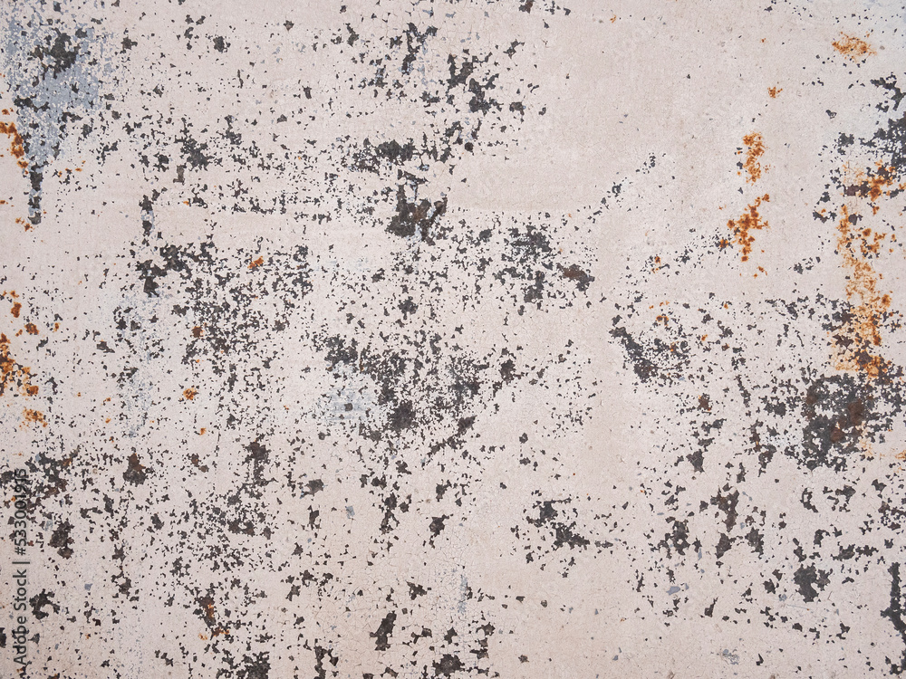old distressed paint on rusty metal old distressed paint on rusty metal