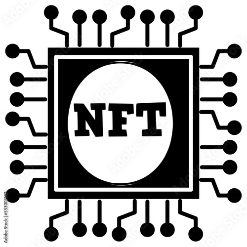 NFT Icon, NFT Logo, NFT Vector Illustration, NFT Icon Set, 