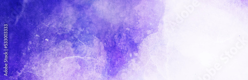 abstract pink and purple gradient watercolor background with brush stroke and clouds splashes. Grungy colorful background. Colorful watercolor background puffy clouds in bright colors of blue
