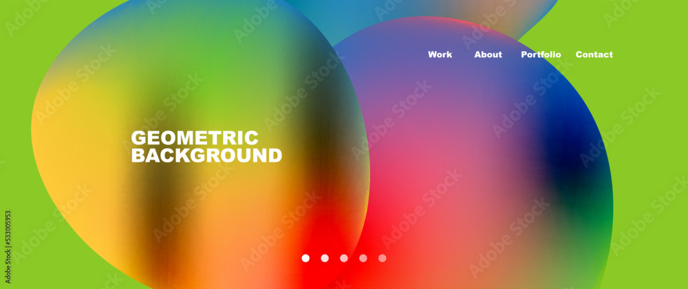 Fluid shapes vector abstract background Fluid shapes vector abstract background