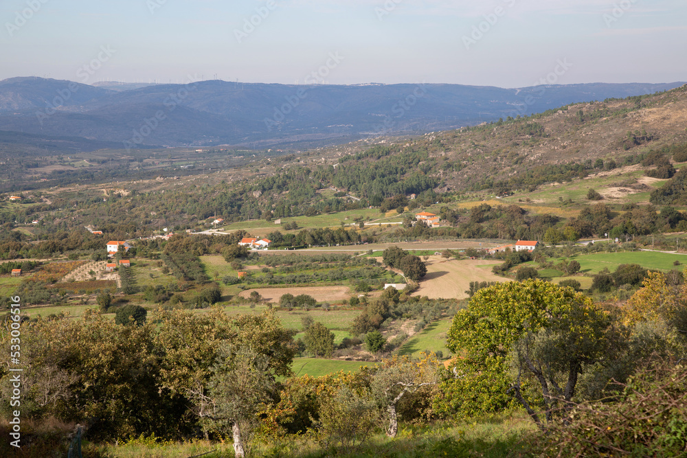 Countryside near Linhares da Beira Village; Portugal