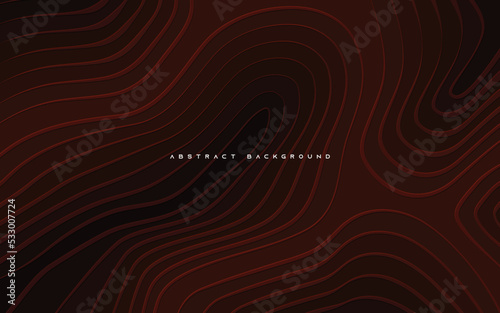 Abstract red background multi layers line composition