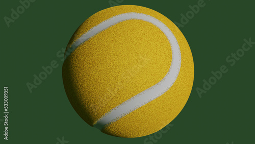 3d render of a Tennis Ball