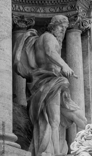 Oceanus sculpture at the Fountain De Trevi The Trevi Fountain is an 18th-century fountain designed by Italian architect Nicola Salvi and completed by Giuseppe Pannini in 1762.