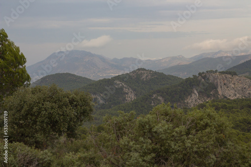 Dia nublado en el paraje de San Antonio, Alcoy, Comunidad Valenciana, España