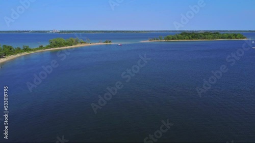 Man-made Lake in North Texas. An engineering marvel
