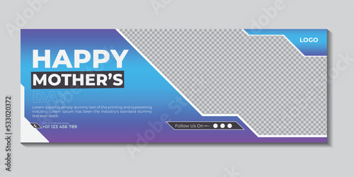 webinar facebook cover banner template design 
