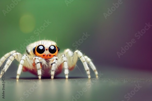 A cute but scary spider background to celebrate Halloween © Brian