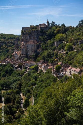 General view of Rocamadour, France