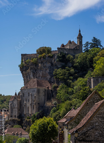 General view of Rocamadour, France