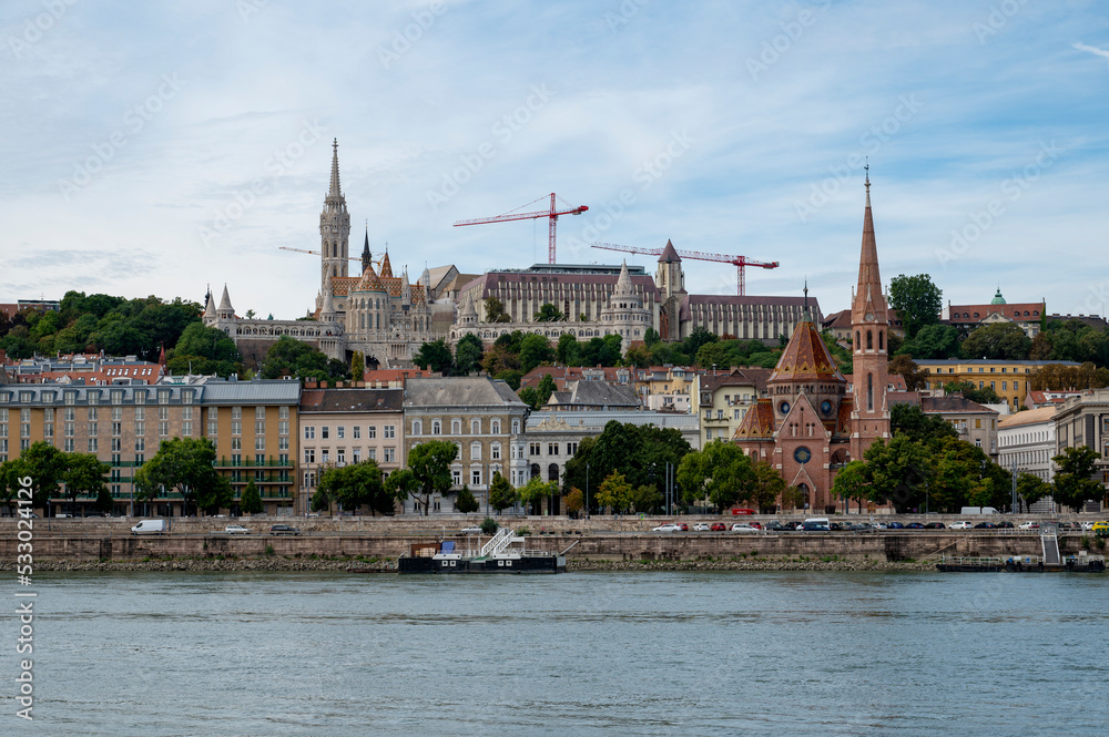 panorama of the town Budapest