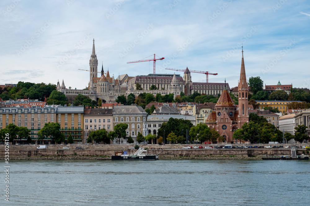 Obraz premium panorama of the town Budapest