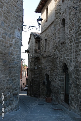 Fototapeta Naklejka Na Ścianę i Meble -  Italy: Foreshortening of Bettona, small village of the Umbria.