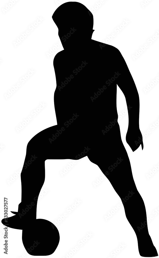 silhouette of football player in best action with transparent background silhouette of football player in best action with transparent background