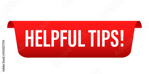 фотографія Flat helpful tips for banner design