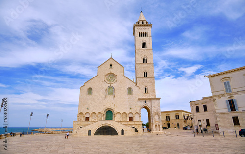 view of trani, with his famous cathedral