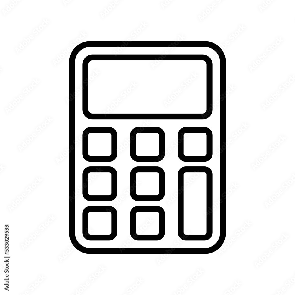 calculator icon vector design simple and clean calculator icon vector design simple and clean