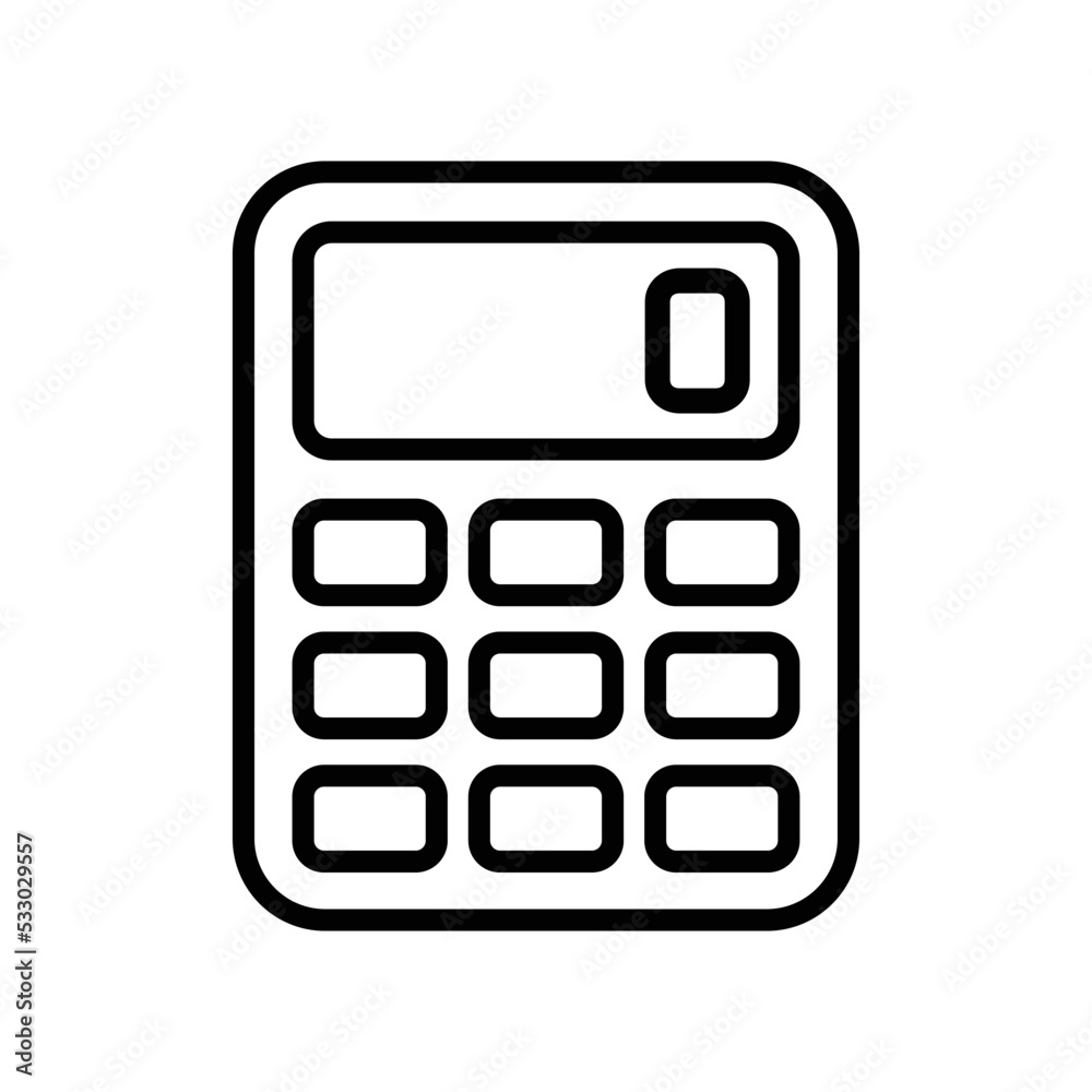 calculator icon vector design simple and clean calculator icon vector design simple and clean