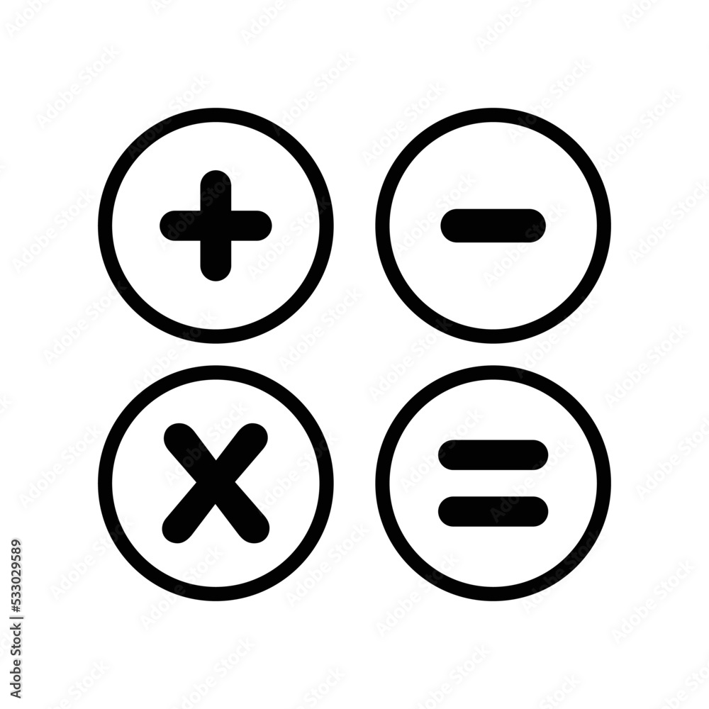 calculator icon vector design simple and clean calculator icon vector design simple and clean