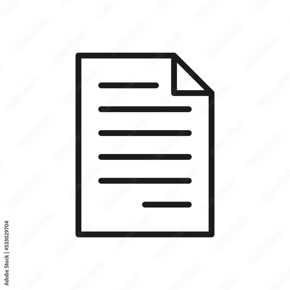 document icon vector design simple and clean document icon vector design simple and clean