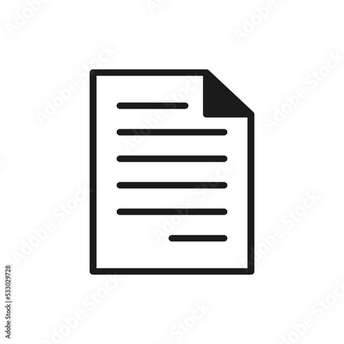 document icon vector design simple and clean © Jafar