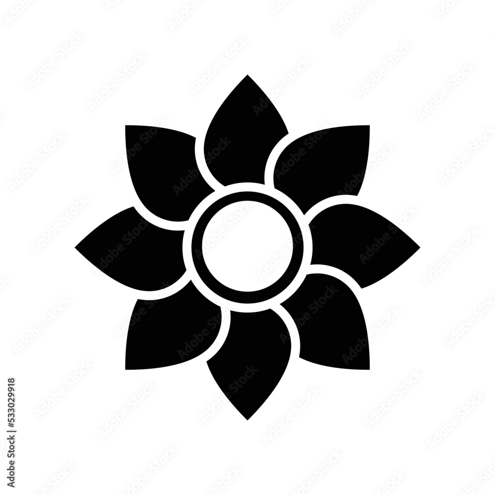 flower icon vector design simple and clean flower icon vector design simple and clean