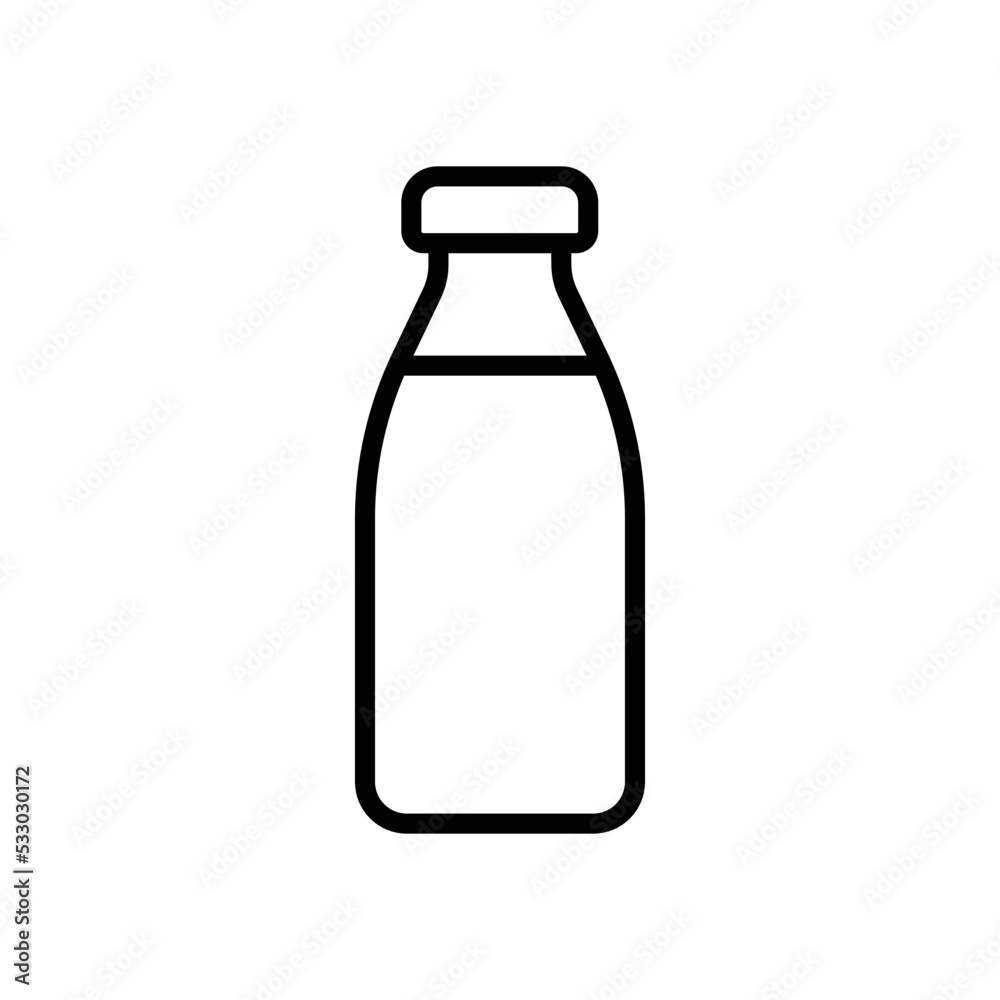 milk bottle icon vector design simple and clean milk bottle icon vector design simple and clean