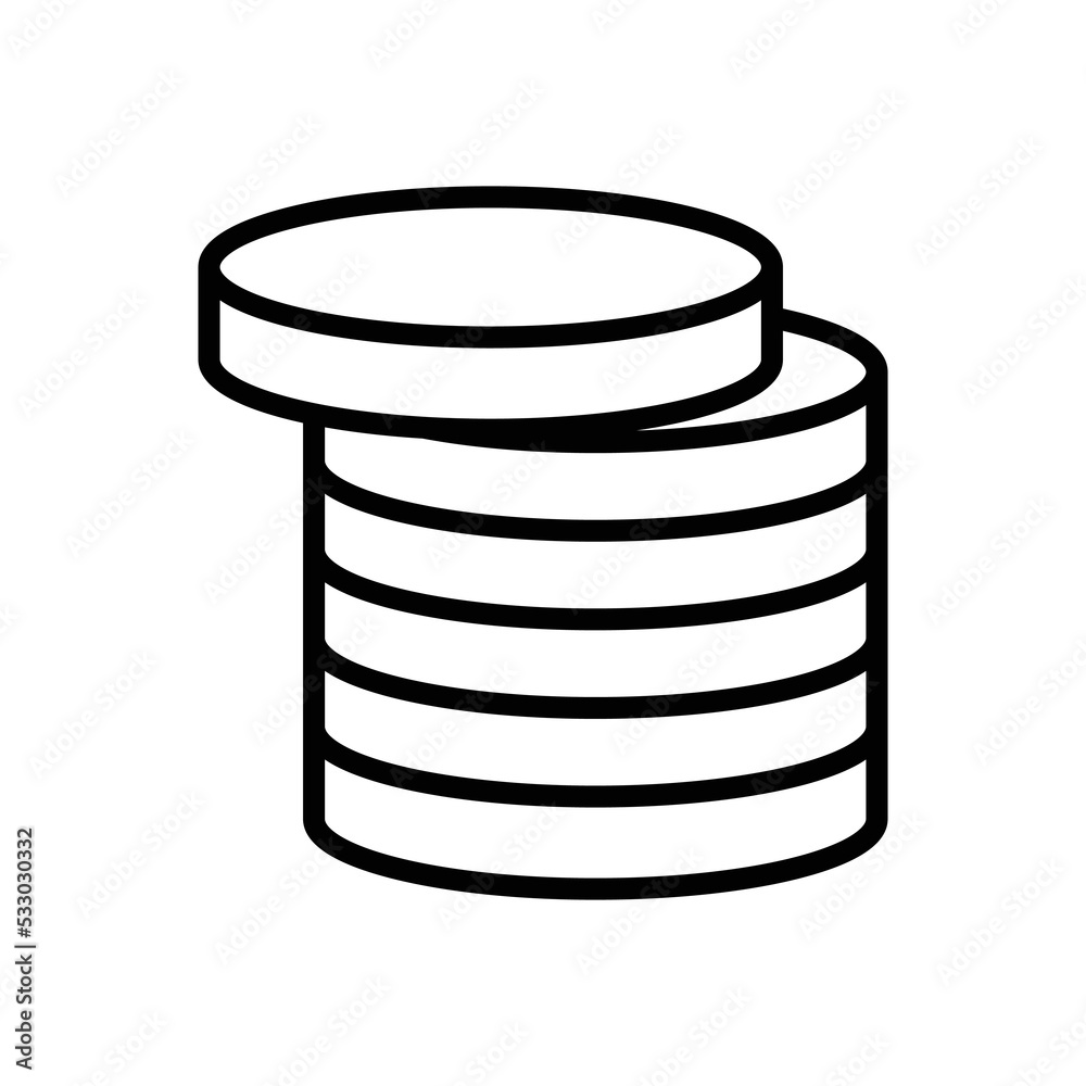 money coin icon vector design simple and clean money coin icon vector design simple and clean