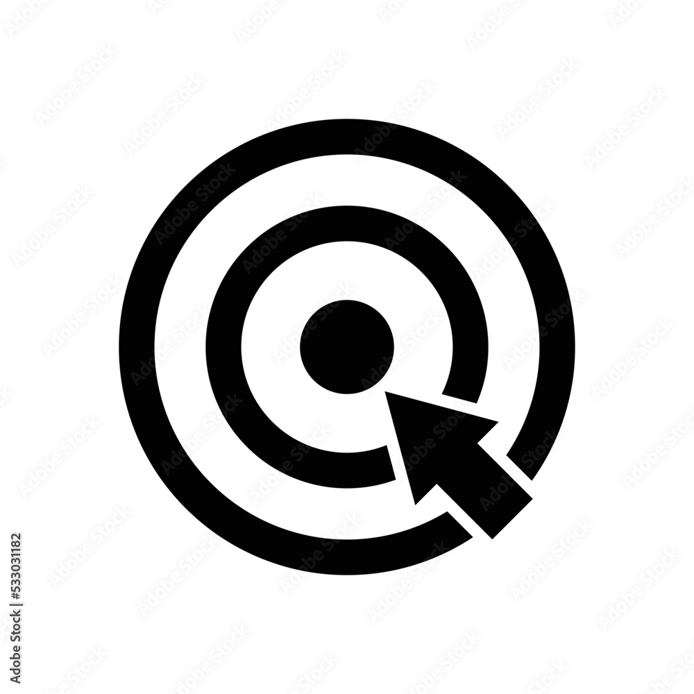 target icon vector design simple and clean target icon vector design simple and clean