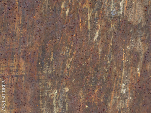 High quality old grunge rusted sheet metal texture, rust and oxidized metal background. Old metal iron panel. © paulmalaianu