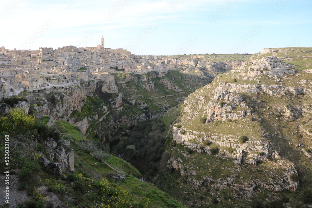 The Gorge of Matera, Italy