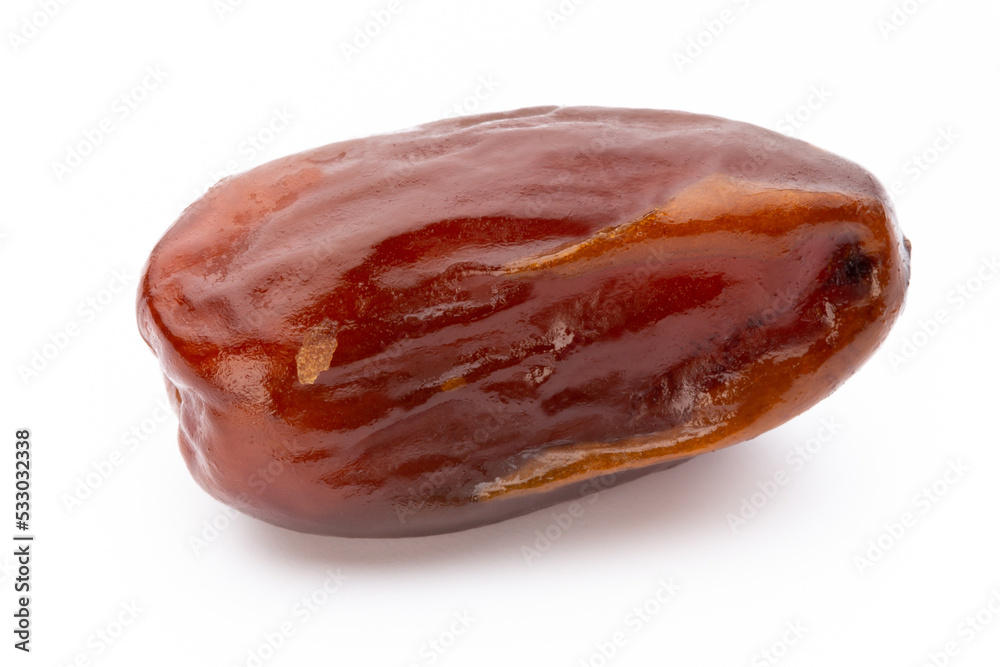 Dry dates isolated on white background. Top view. Flat lay pattern. Dry dates isolated on white background. Top view. Flat lay pattern.
