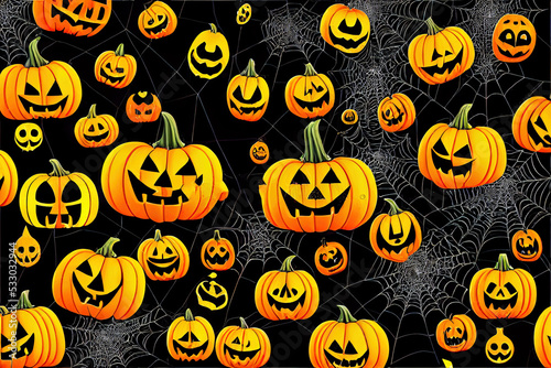 Halloween, Spooky Banner, Halloween Background, Happy Halloween Background, Spider Web Texture, Halloween Bat Decoration Text, Spider Cob Web Texture, Raster Illustration Background
