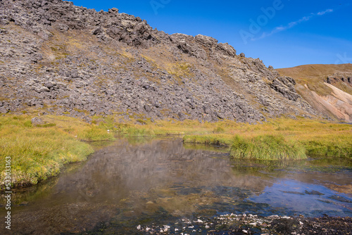 Cityscape of Landmannalaugar (Iceland)