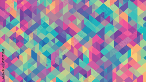 Abstract Geometric backgrounds full Color