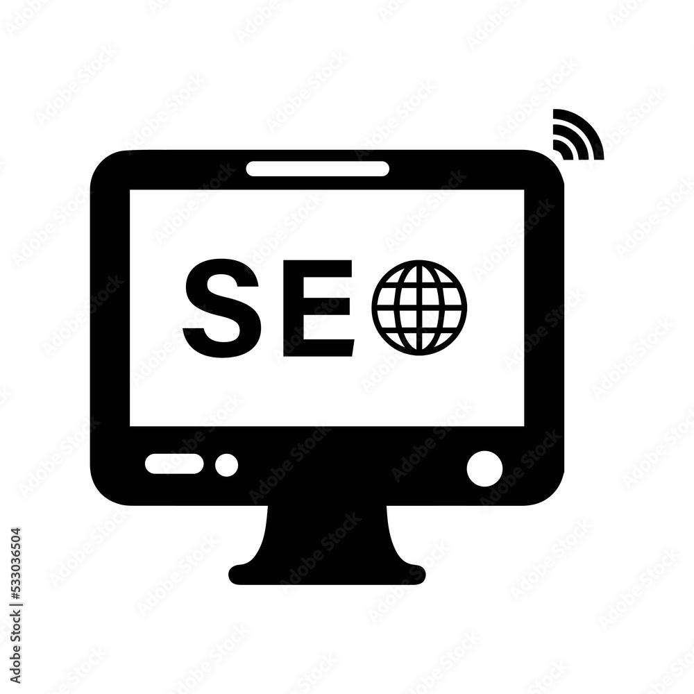 Design creative SEO web icon | Black Vector illustration | Design creative SEO web icon | Black Vector illustration |