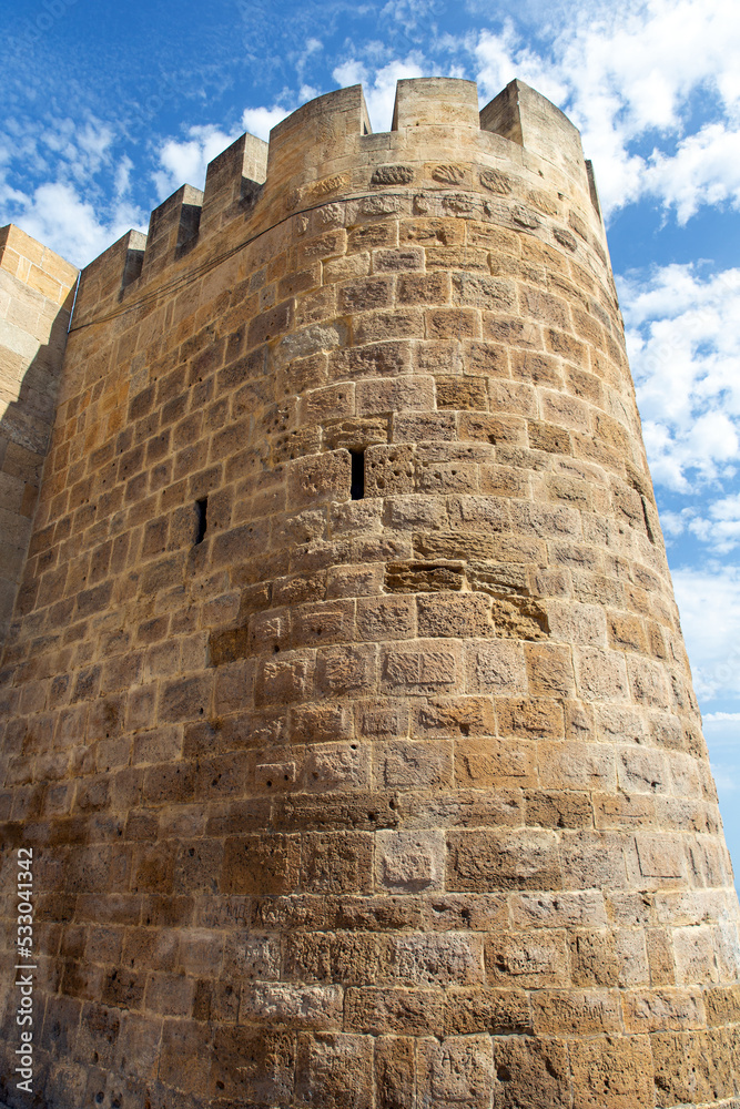 Wall of Naryn-Kala fortress. Republic of Dagestan, Russia Wall of Naryn-Kala fortress. Republic of Dagestan, Russia