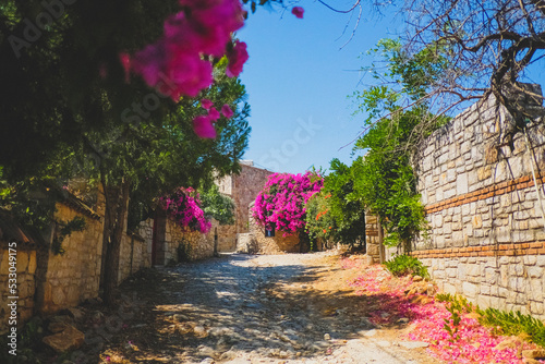 alley in the old datça