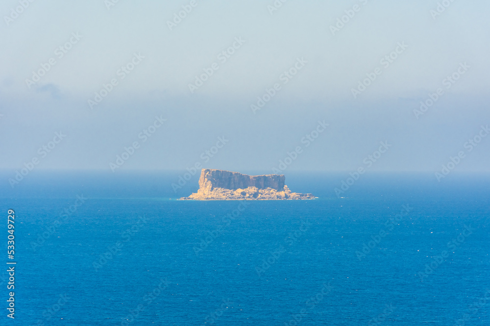The little Filfla Island of  Malta