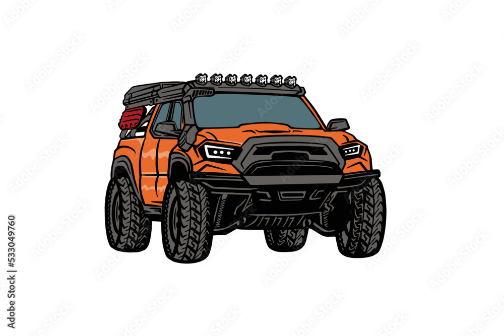 off road 4x4 xtream overland america in Silhouette Svg cut file