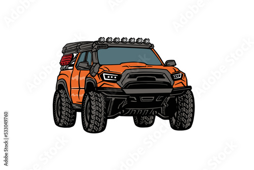 off road 4x4 xtream overland america in Silhouette Svg cut file photo