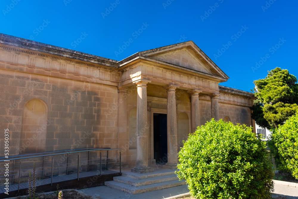 Entrance of the Roman villa in Rabat,  Malta