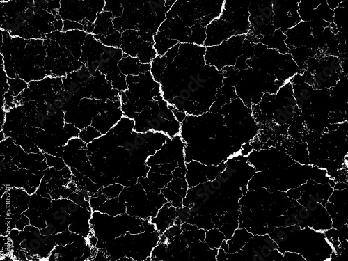 Cracked surface texture isolated cutout background