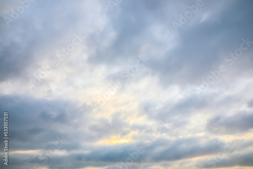 Fototapeta Naklejka Na Ścianę i Meble -  Picturesque view on beautiful sky with clouds