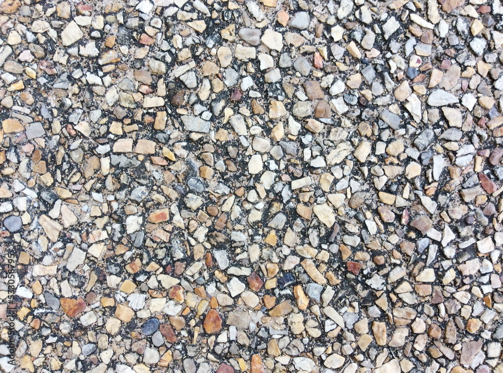 Decorative small stone background.