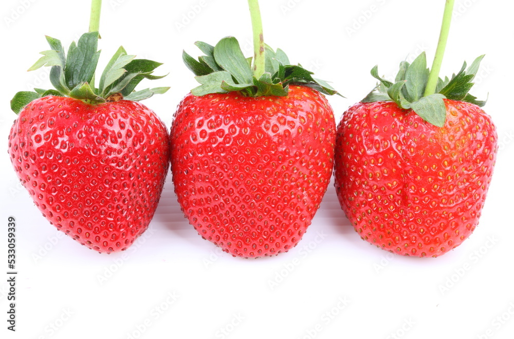 strawberry Isolated on white background strawberry Isolated on white background