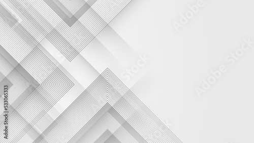 White abstract background. Vector abstract graphic design Banner Pattern background template.