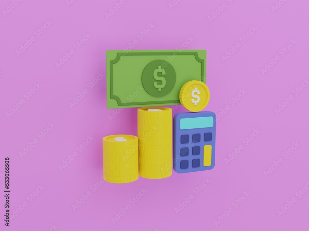 Payable 3D Illustration Payable 3D Illustration