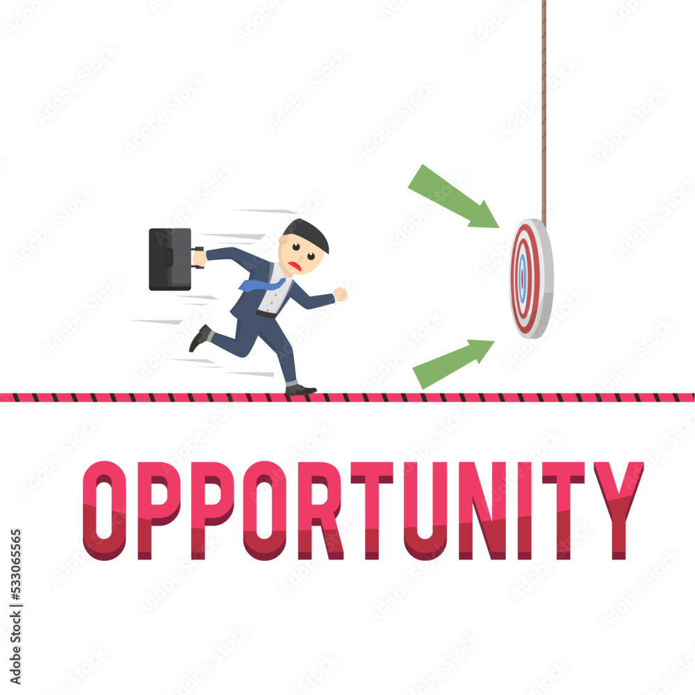 business opportunity design character on white background business opportunity design character on white background